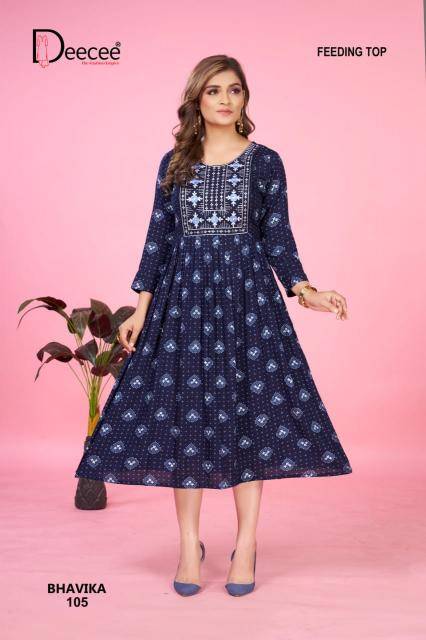 Deecee bhavika flared Wholesale Kurti supplier in surat