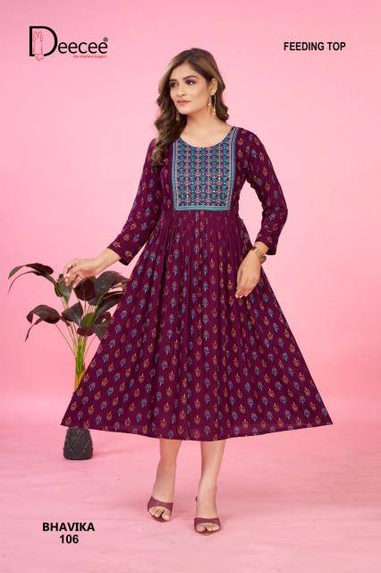 Deecee bhavika flared Wholesale Kurti supplier in surat