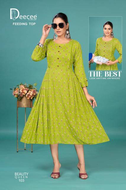 Deecee beauty queen Latest Kurti designs in Surat