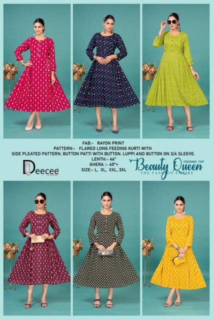 Deecee beauty queen Latest Kurti designs in Surat