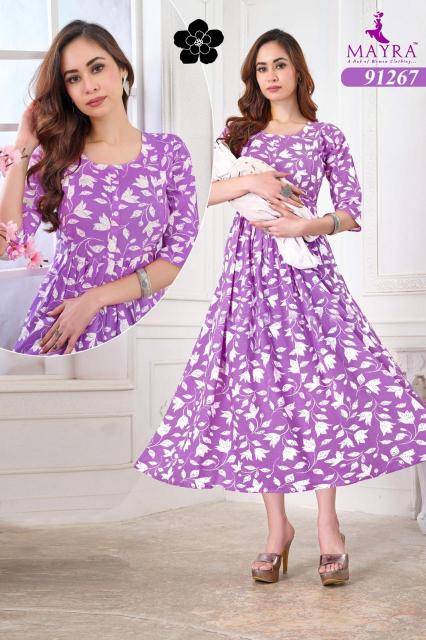 MAYRA RAYON ANARKALI Surat Kurti catalog