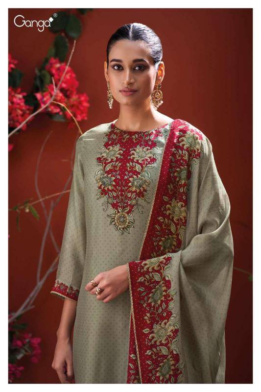 Ganga mystara 3908 Dress materials distributor in Delhi