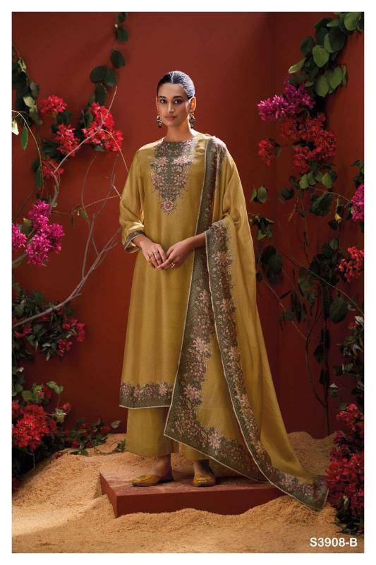 Ganga mystara 3908 Dress materials distributor in Delhi