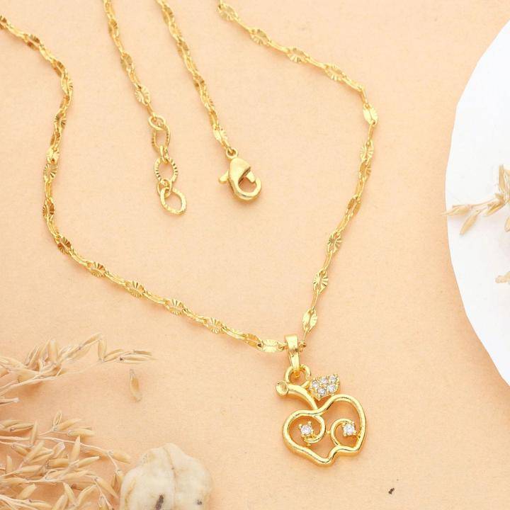 Micro Gold polish chain pendant 700 Artificial jewellery exporters in Delhi