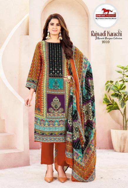 Chetak rajwadi karachi vol-2 Wholesale dress material manufacturers in Kolkata
