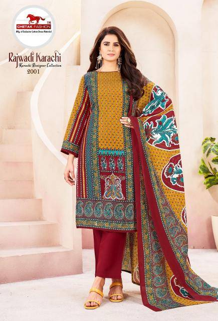 Chetak rajwadi karachi vol-2 Wholesale dress material manufacturers in Kolkata