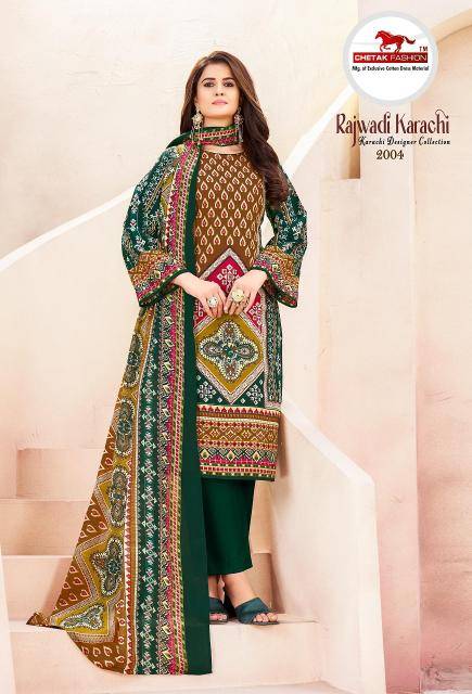 Chetak rajwadi karachi vol-2 Wholesale dress material manufacturers in Kolkata