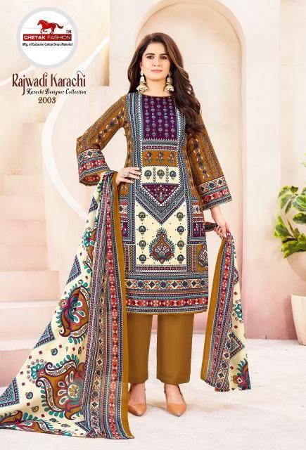 Chetak rajwadi karachi vol-2 Wholesale dress material manufacturers in Kolkata