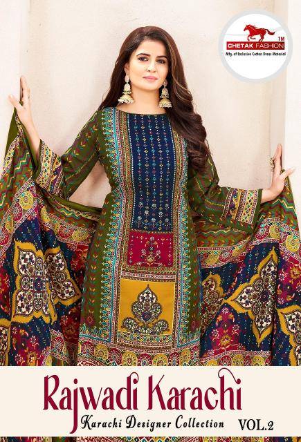 Chetak rajwadi karachi vol-2 Wholesale dress material manufacturers in Kolkata