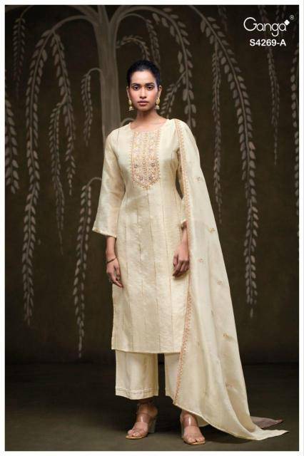 Ganga Cazra 4269 Wholesale dress materials in Hyderabad
