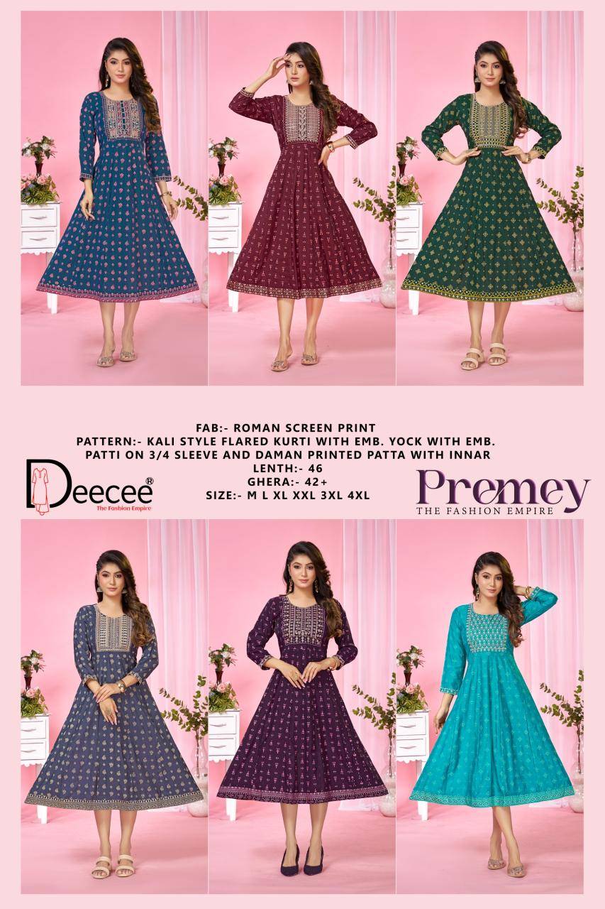 Deecee premey Kurti suppliers in india