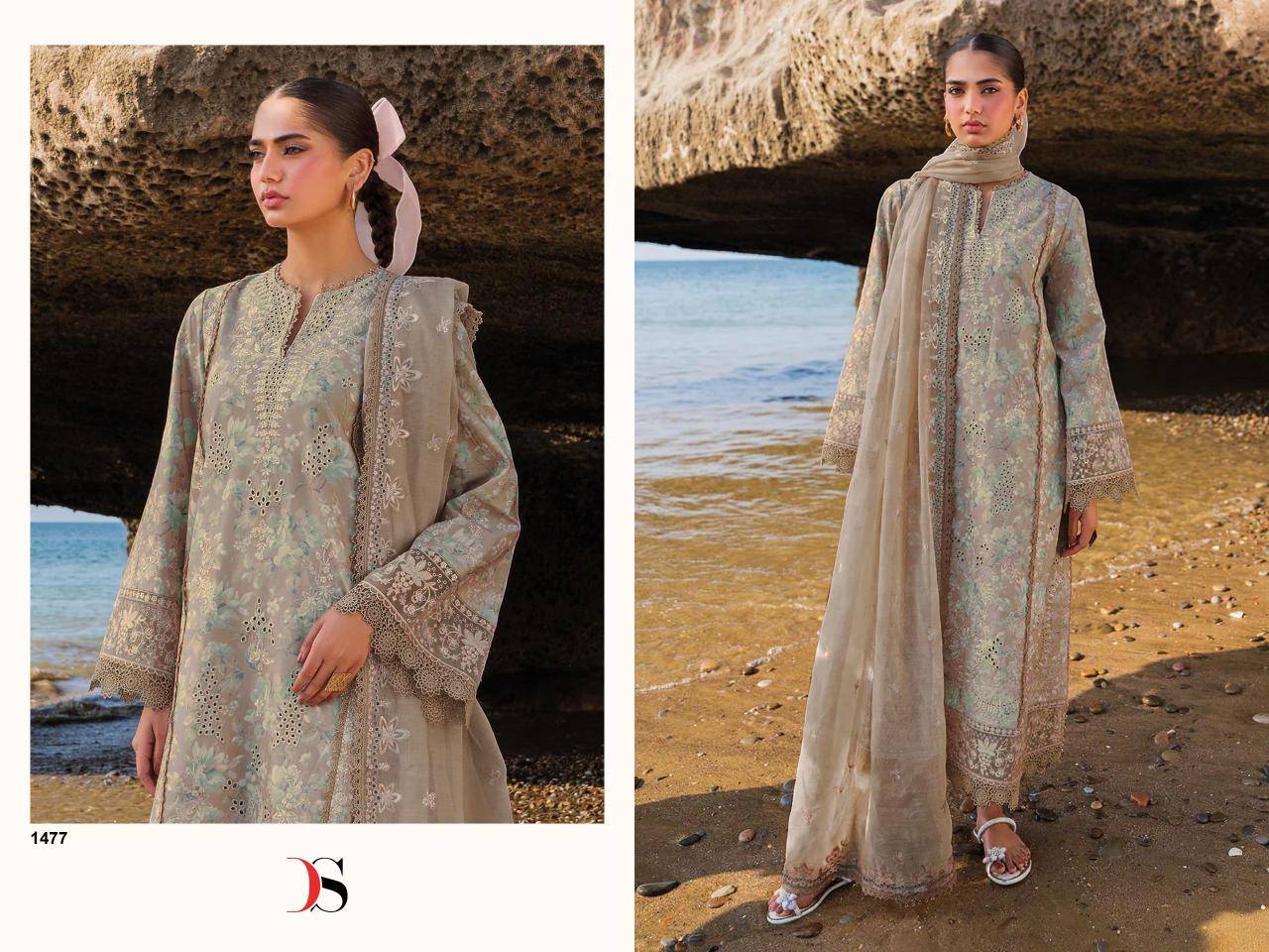 Deepsy afrozeh lawn 25-2 Casual salwar kameez wholesale