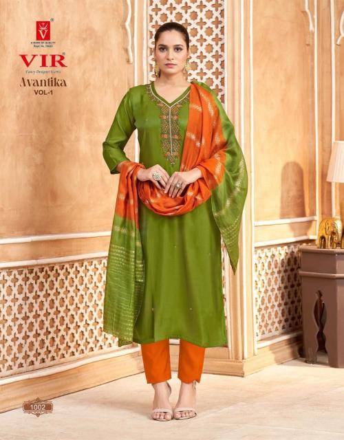 Vir avantika vol 1 Bulk kurtis manufacturers in ahmedabad