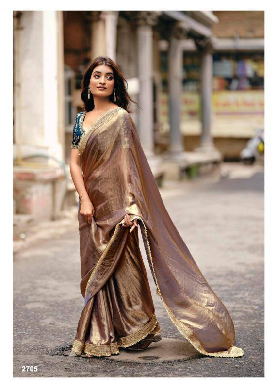 Kashvi silver stone vol 27 Designer sarees in Kolkata