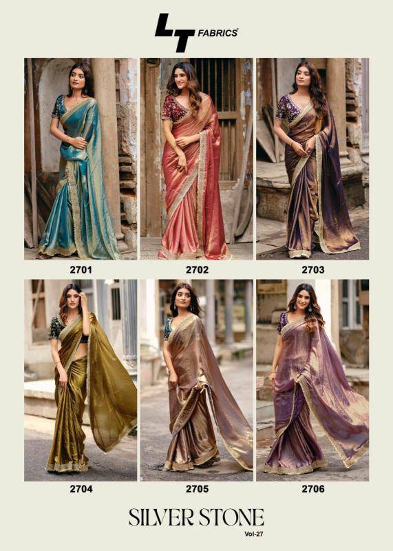 Kashvi silver stone vol 27 Designer sarees in Kolkata