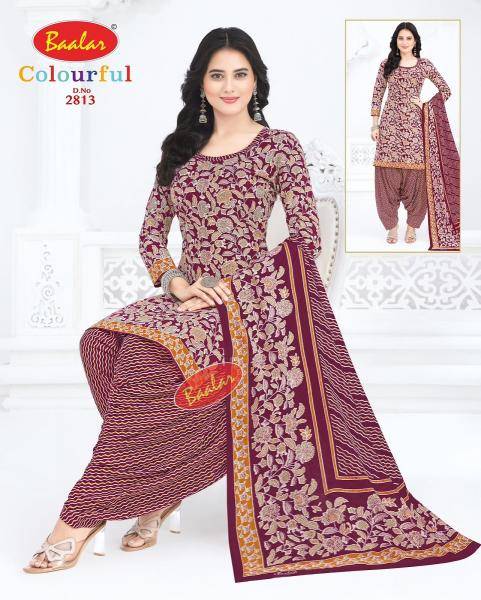 Baalar colourful vol-28 Fancy dress materials wholesalers in Hydrabad