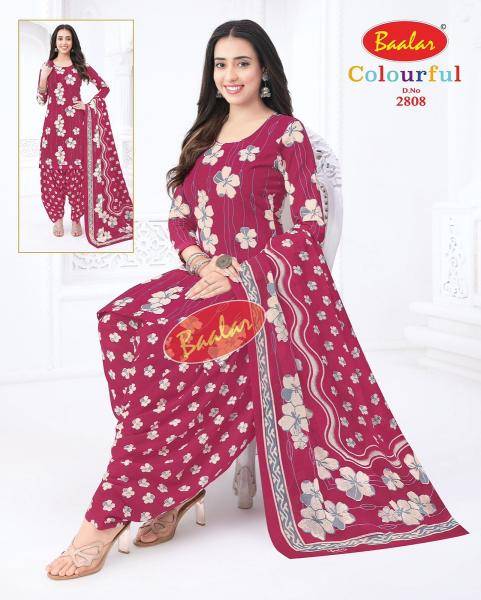 Baalar colourful vol-28 Fancy dress materials wholesalers in Hydrabad
