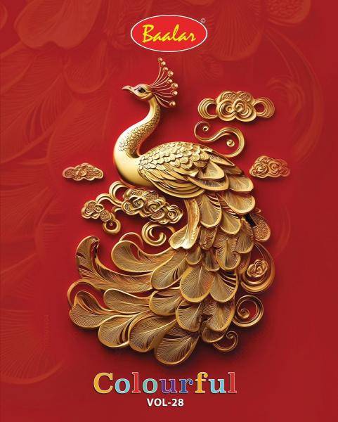 Baalar colourful vol-28 Fancy dress materials wholesalers in Hydrabad