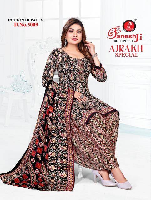 Ganeshji ajrakh special vol-5 Wholesale dress suppliers in Hyderabad