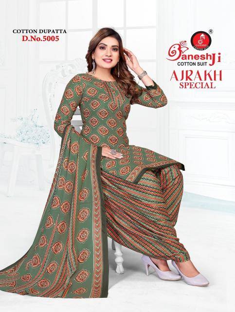 Ganeshji ajrakh special vol-5 Wholesale dress suppliers in Hyderabad