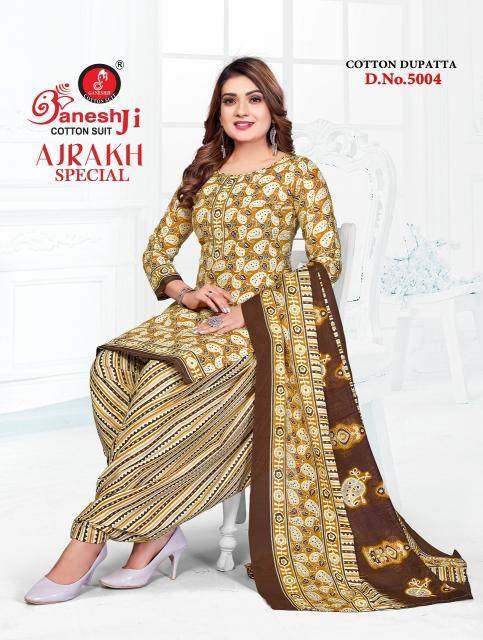 Ganeshji ajrakh special vol-5 Wholesale dress suppliers in Hyderabad