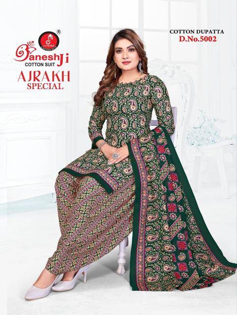 Ganeshji ajrakh special vol-5 Wholesale dress suppliers in Hyderabad