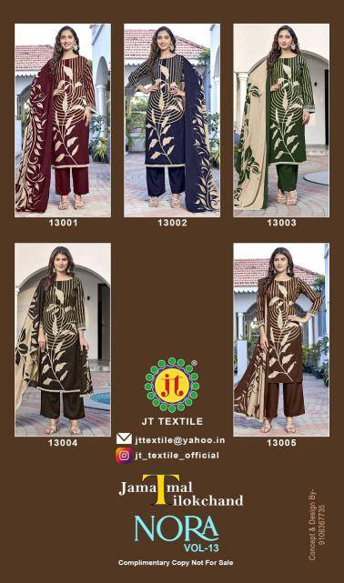 Jt nora vol-13 Ladies dress material suppliers in Hyderabad