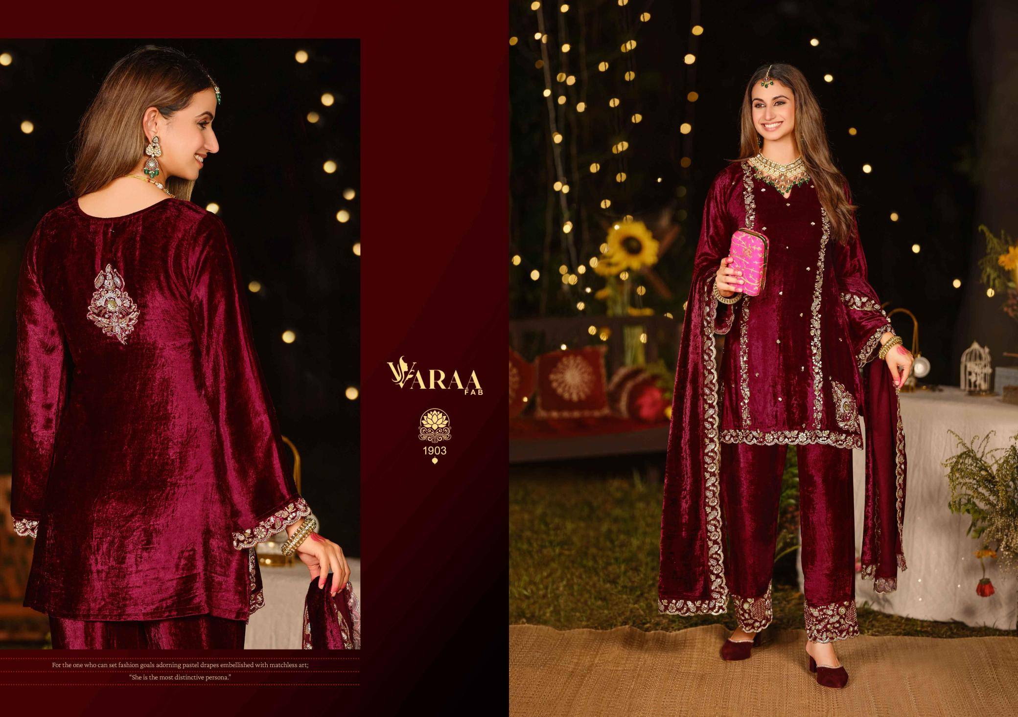 Varaa fab gulbano-2 Salwar Kameez manufacturers in Delhi