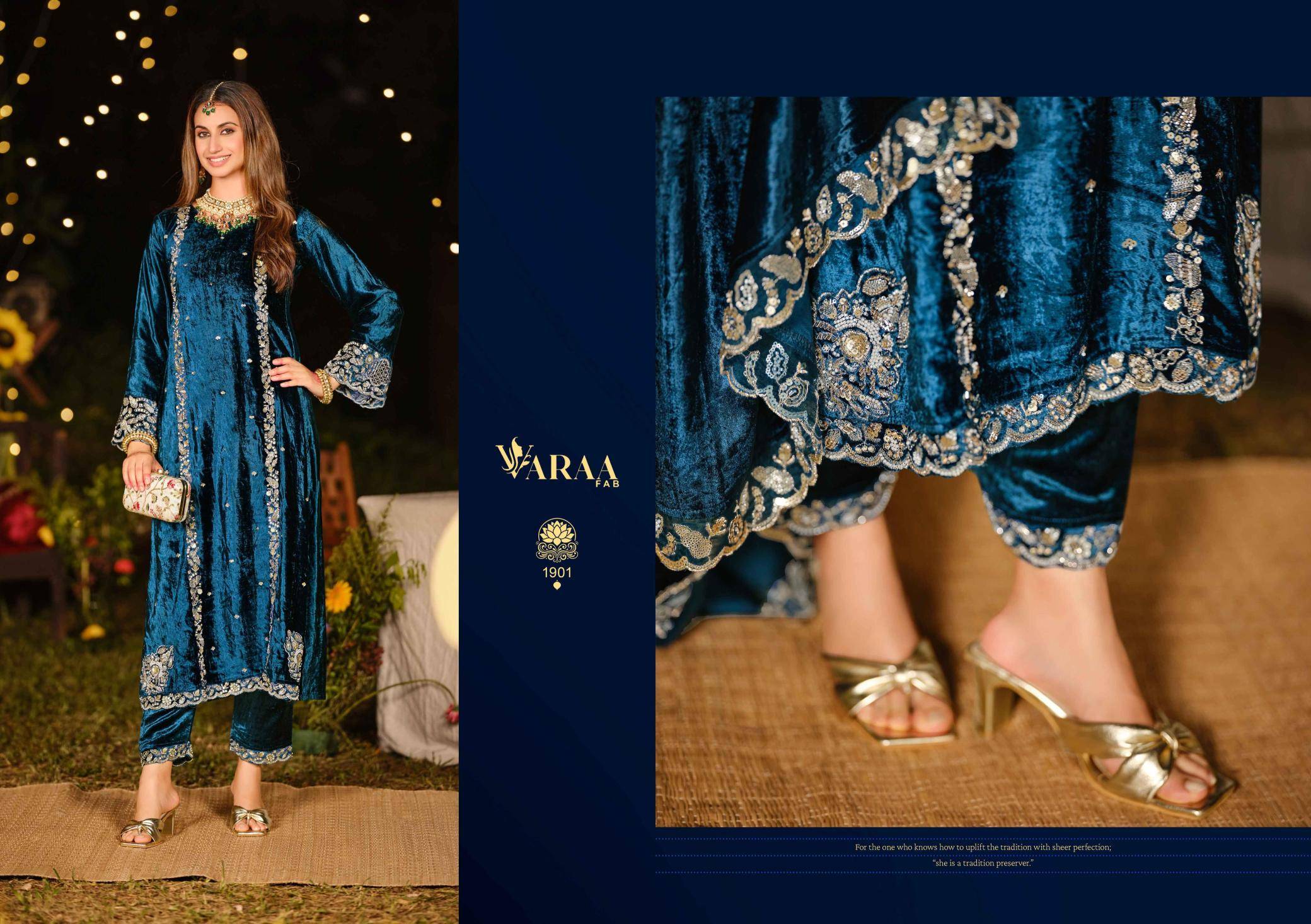 Varaa fab gulbano-2 Salwar Kameez manufacturers in Delhi