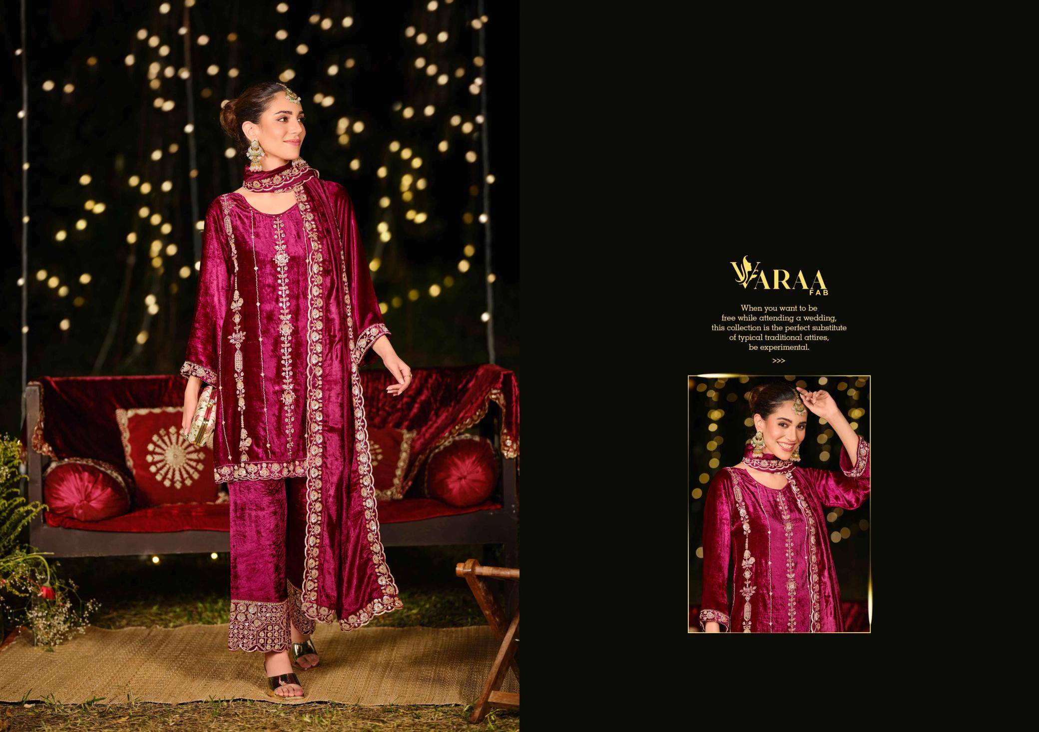 Varaa fab gulbano-1 Salwar suits suppliers in Delhi