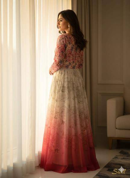 Sahilprints printed gown Kurti manufacturers in Delhi