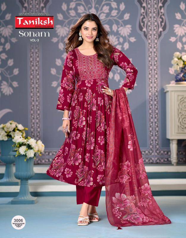 Taniksh sonam vol 3 Kurtis wholesalers in Delhi