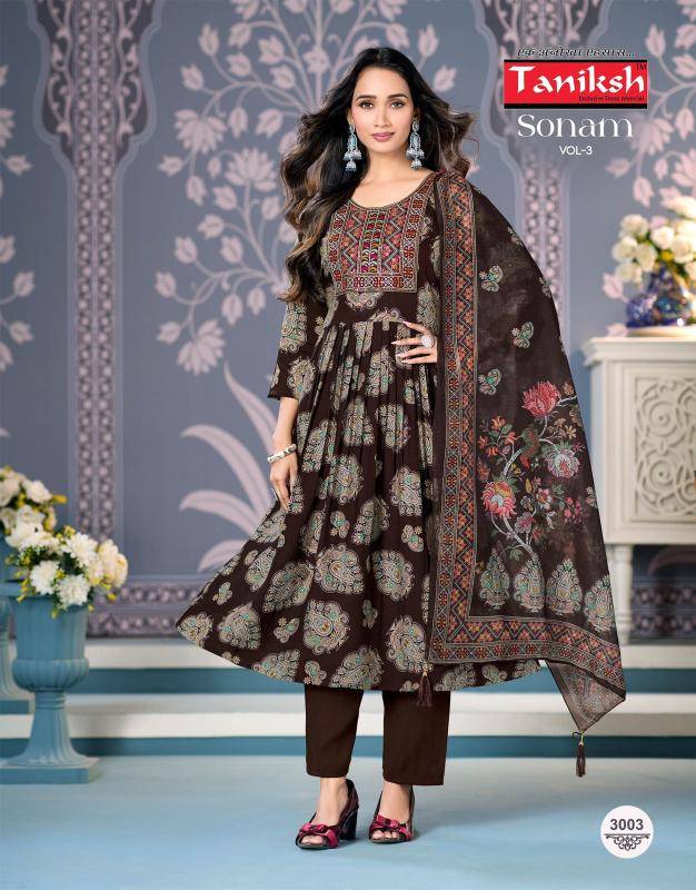 Taniksh sonam vol 3 Kurtis wholesalers in Delhi