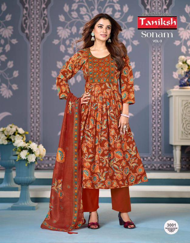 Taniksh sonam vol 3 Kurtis wholesalers in Delhi