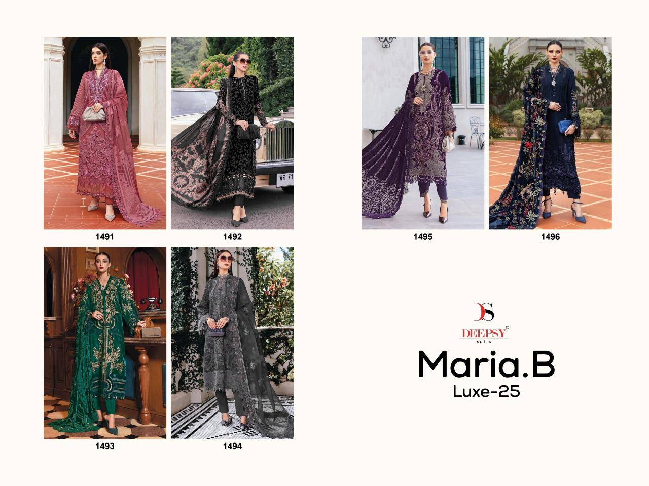 Deepsy maria b luxe 25 Wholesale Salwar Suit Market Surat