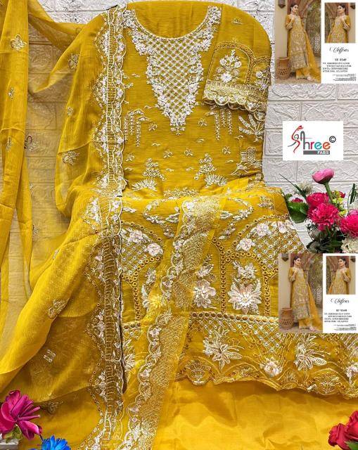 Shree fabs d.no SF-5549 chiffons Surat Salwar Kameez Online