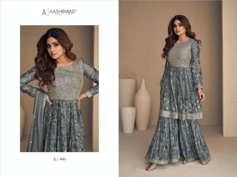 Aashirwad flower x shamita Designer salwar kameez manufacturers in India