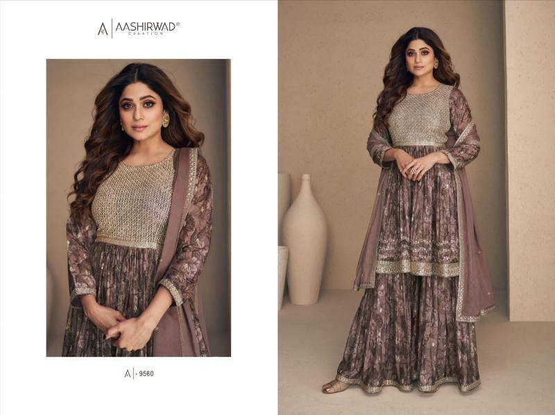 Aashirwad flower x shamita Designer salwar kameez manufacturers in India