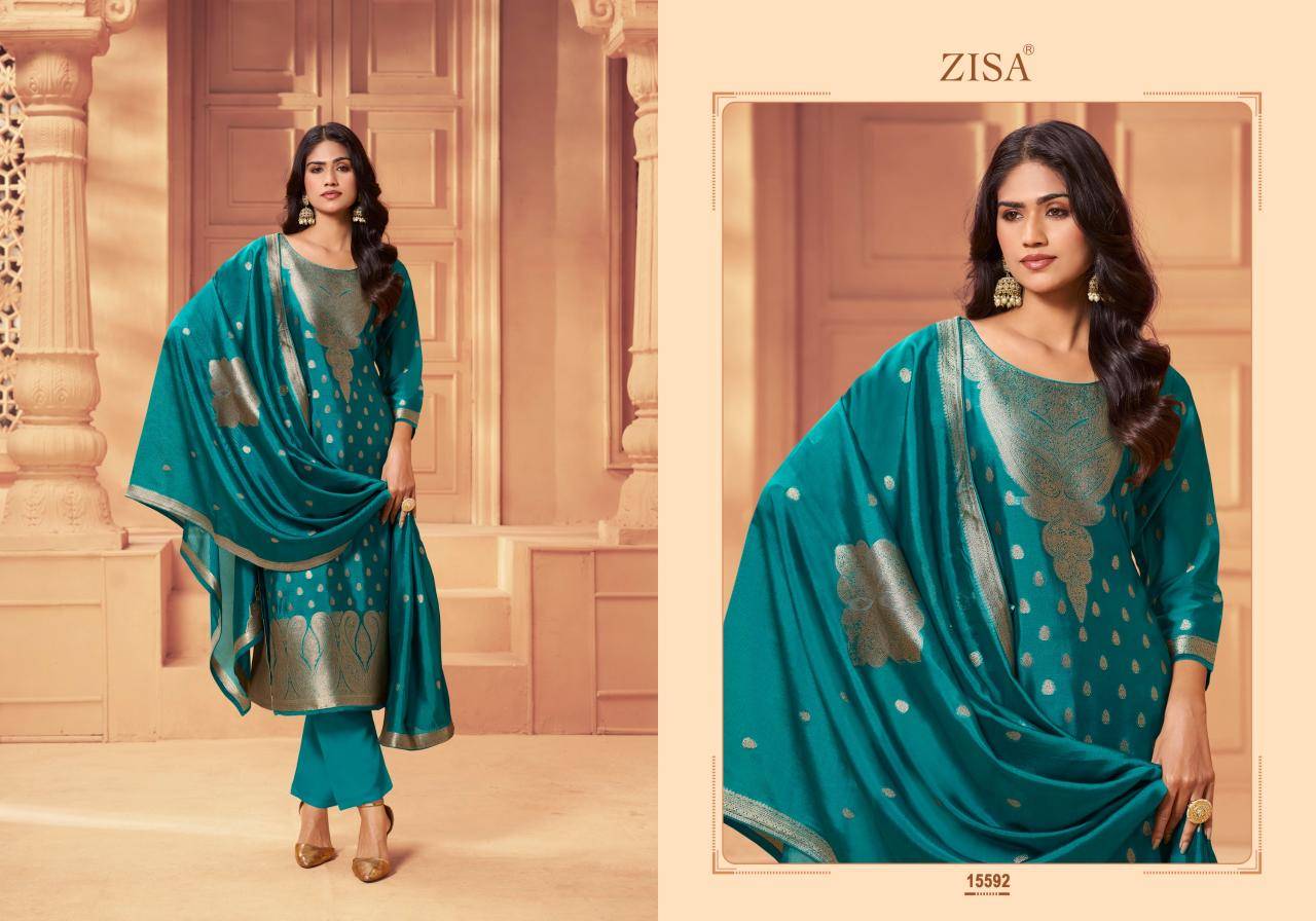 Zisa silky 6 Wholesale dress materials in Kolkata