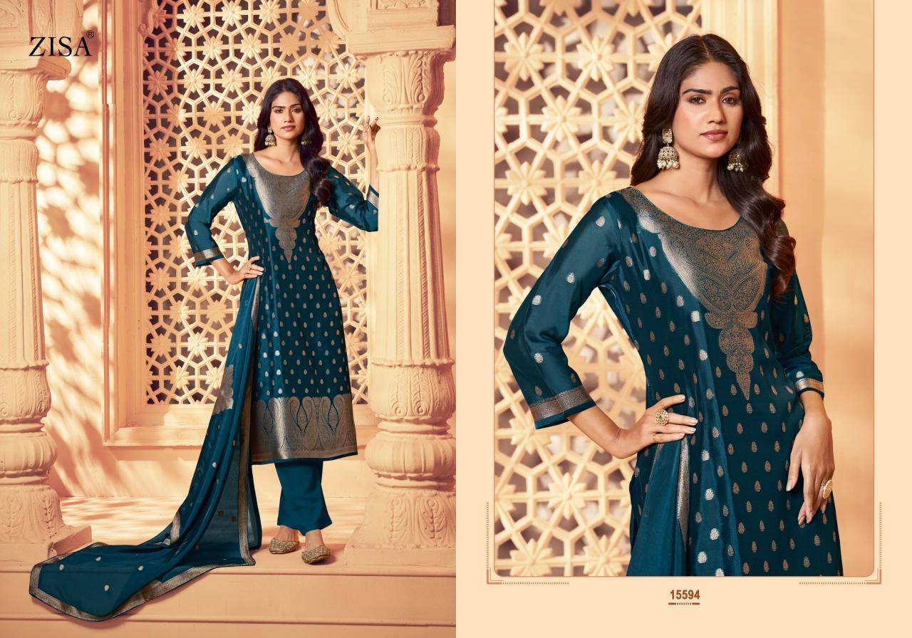 Zisa silky 6 Wholesale dress materials in Kolkata