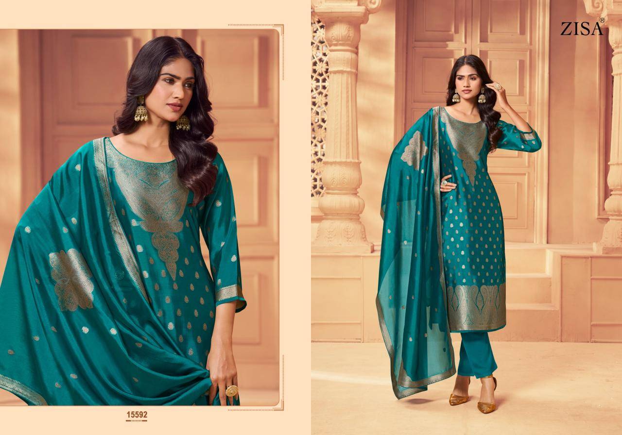 Zisa silky 6 Wholesale dress materials in Kolkata