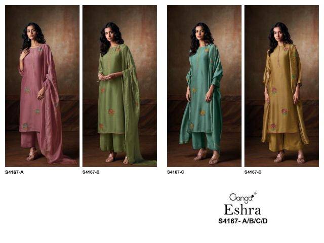 Ganga eshra 4166 Dress material manufacturers in Kolkata