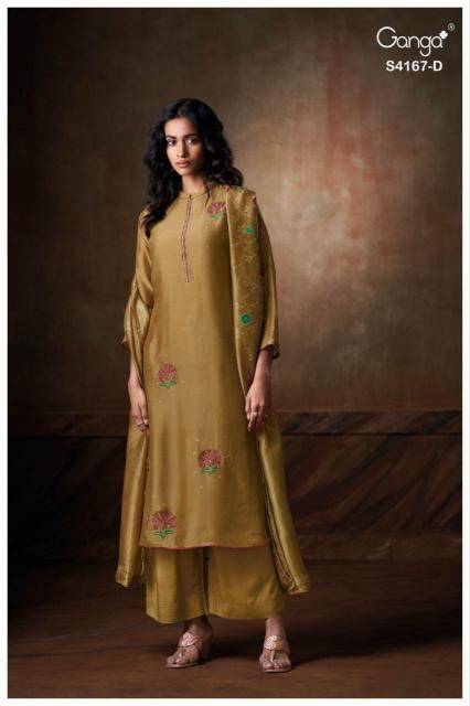Ganga eshra 4166 Dress material manufacturers in Kolkata