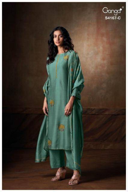 Ganga eshra 4166 Dress material manufacturers in Kolkata