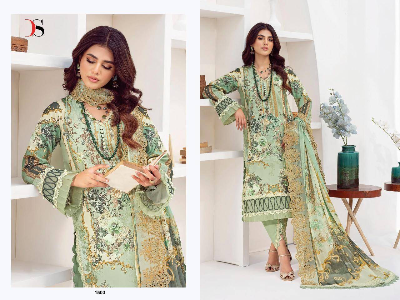 Deepsy jade needle wonder 25-4 Wholesale Salwar Kameez suppliers in Mumbai