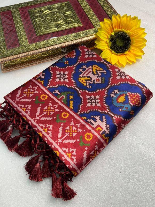 Bhagya laxmi bandhani patola Wholesale saree dealers in Kolkata