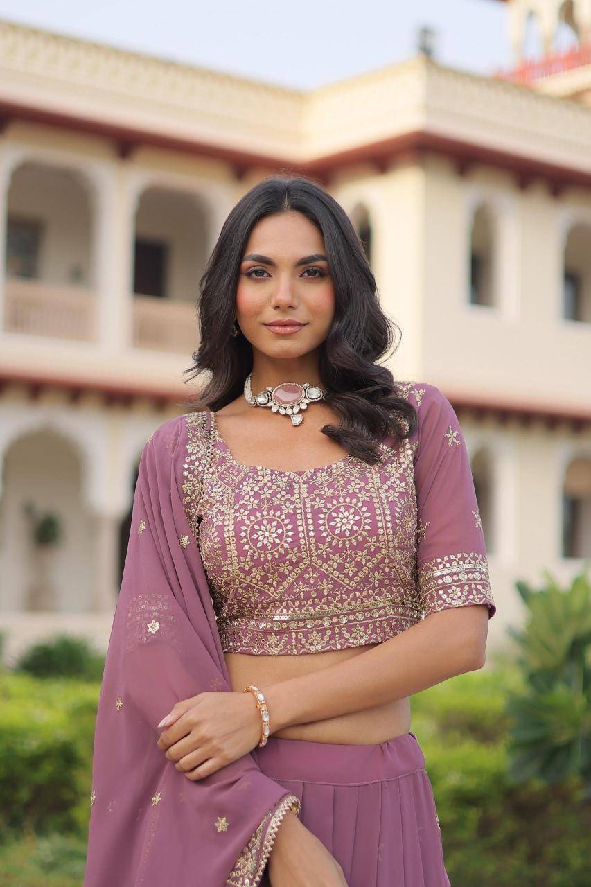 Tapi-288 Crush Pink Budget lehenga choli wholesale