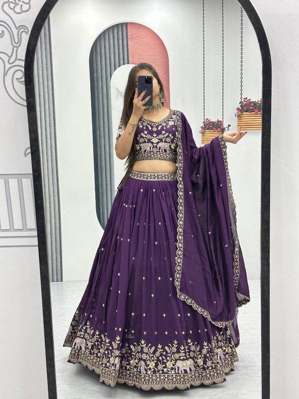 Tapi-285 Vichitra Silk Affordable Lehegha Choli in Mumbai