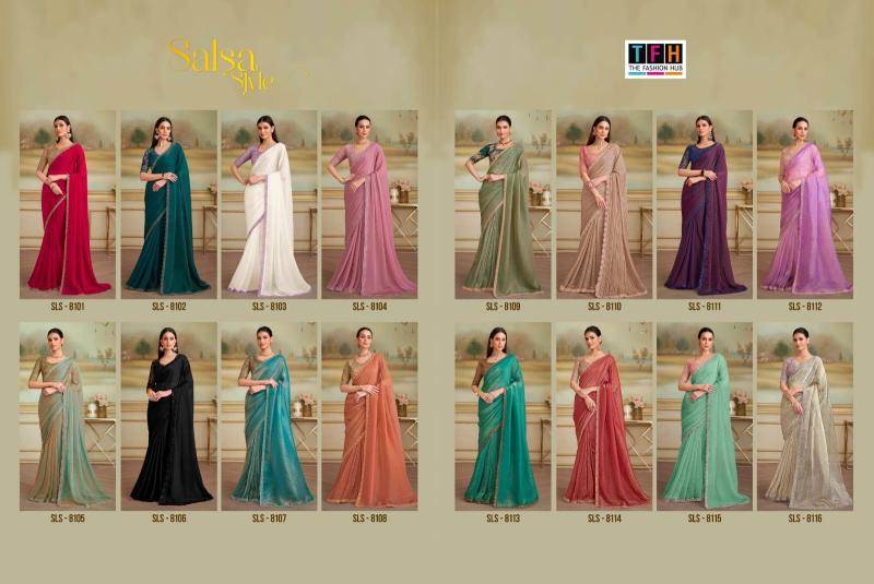 Tfh salsa style vol 5 Designer saree wholesale in Mumbai