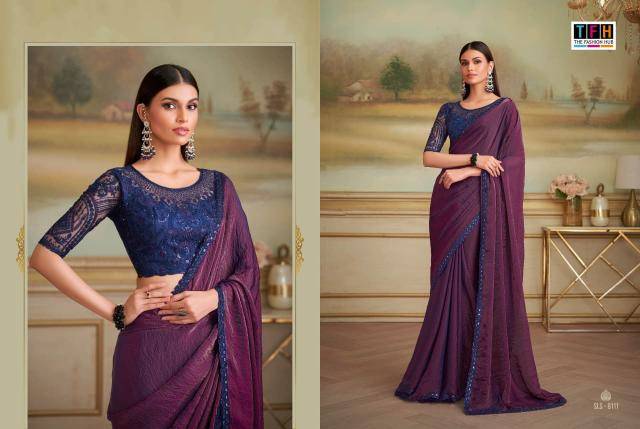Tfh salsa style vol 5 Designer saree wholesale in Mumbai